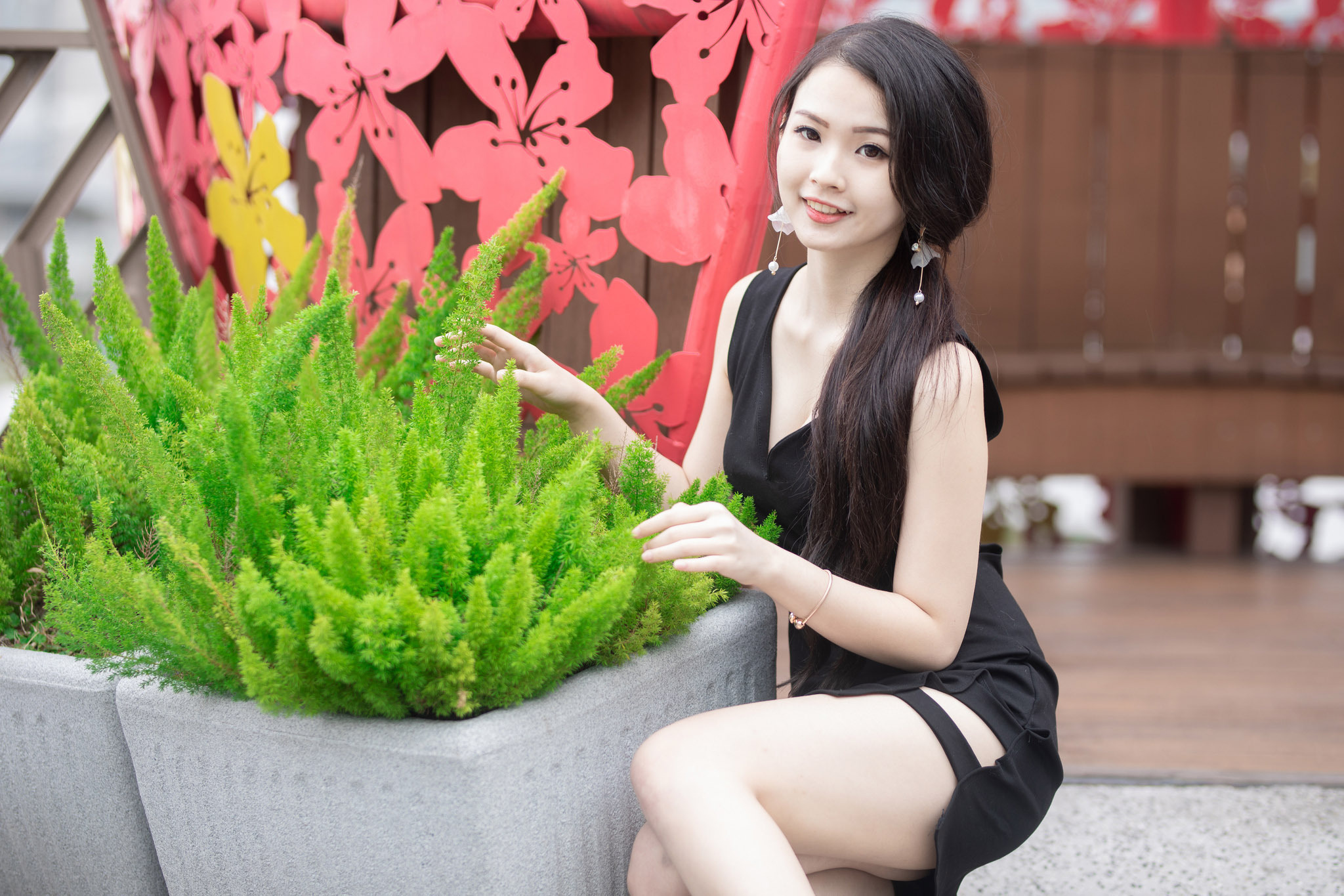 沈秋國作品  邻家女孩杨宓凌